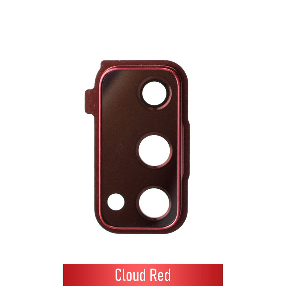 Rear Camera Lens Back Glass Cover for Samsung Galaxy S20 FE / 5G (G780 / G781)-Cloud Red Rear Camera Lens Back Glass Cover for Samsung Galaxy S20 FE / 5G (G780 / G781)-Cloud Red